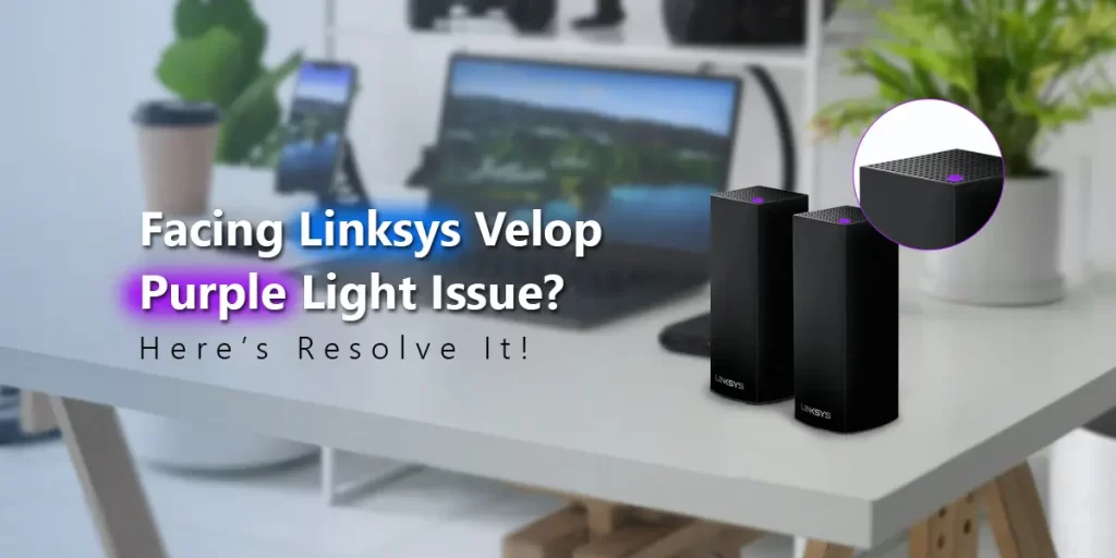 Linksys Velop Purple Light
